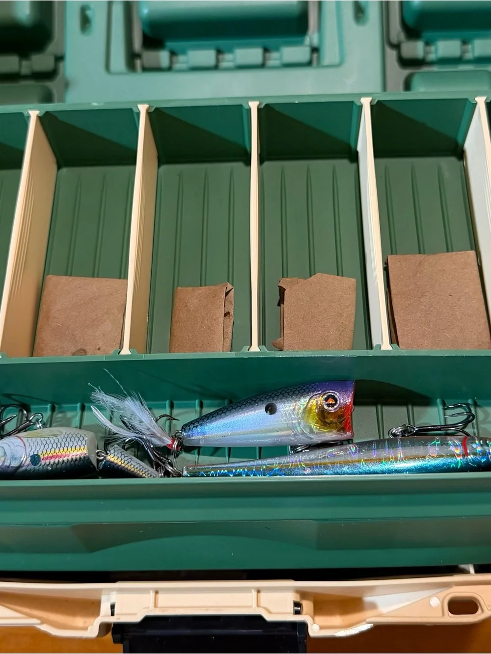 Flambeau 3-Tray Fishing Tackle Box With Assorted Lures